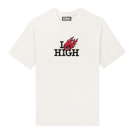 Tee I Love High White