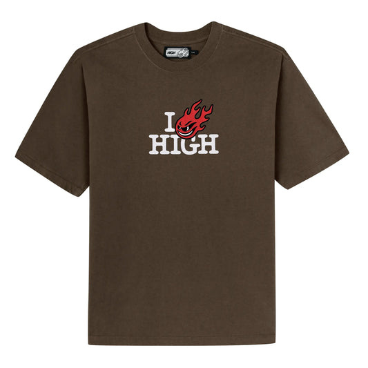 Tee I Love High Brown