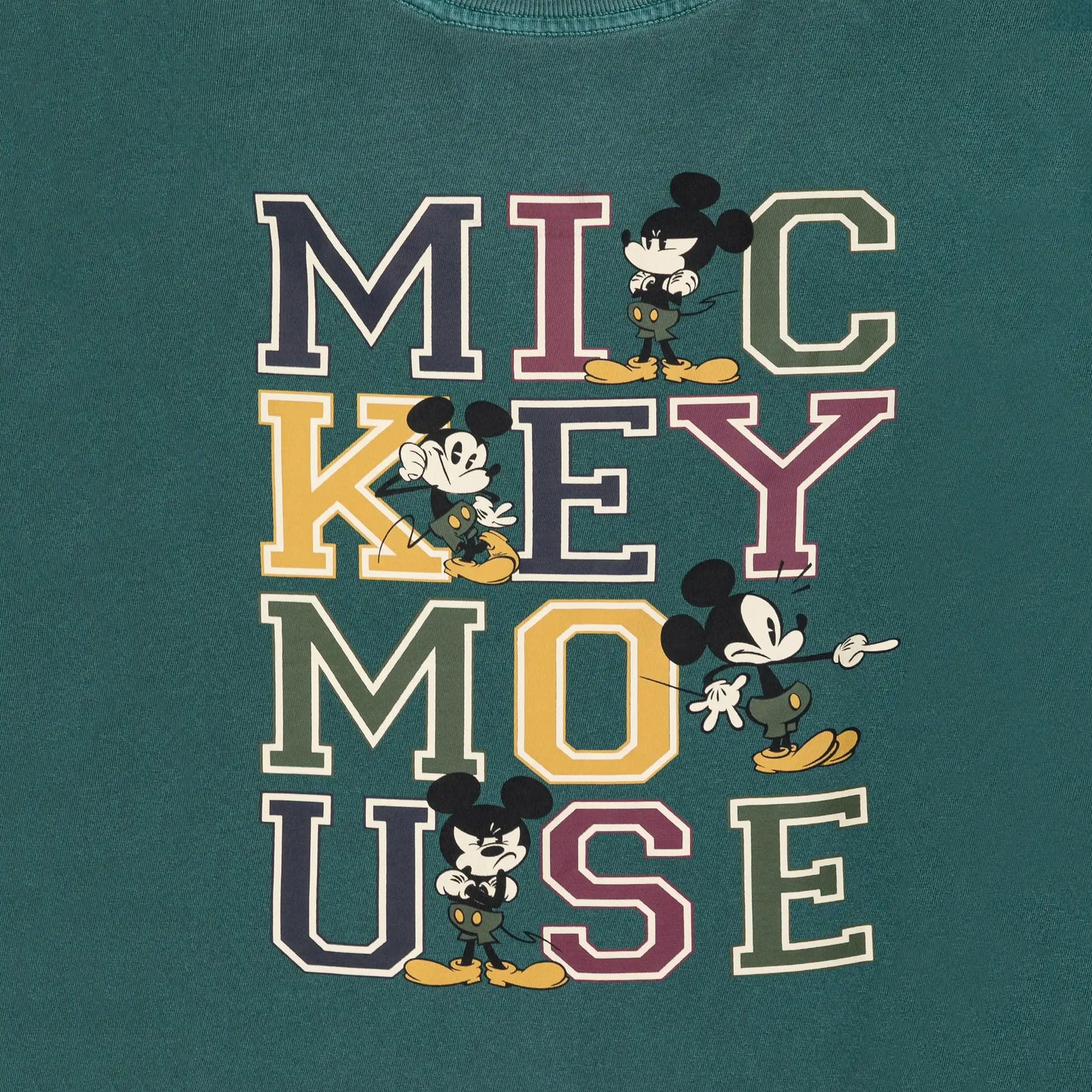 Tee Lettered Night Green