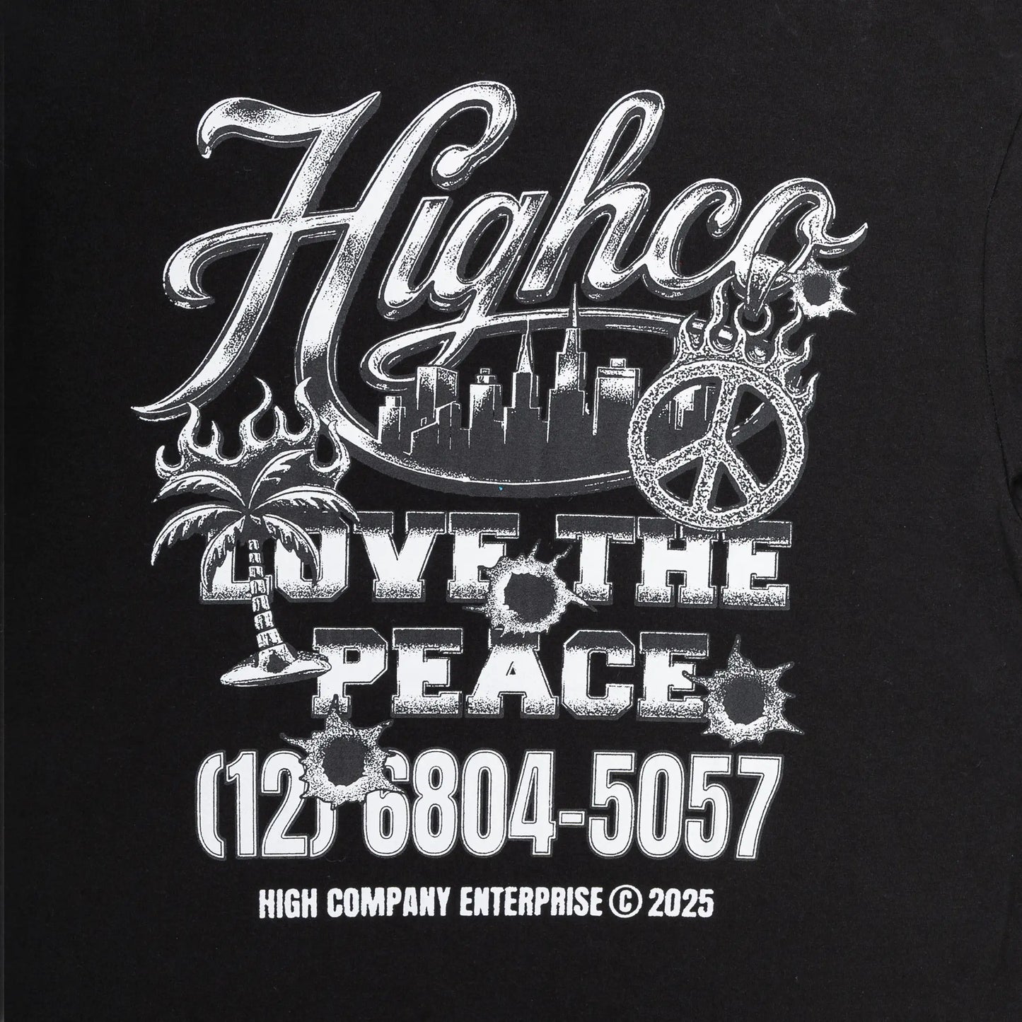 Tee Love The Peace Black