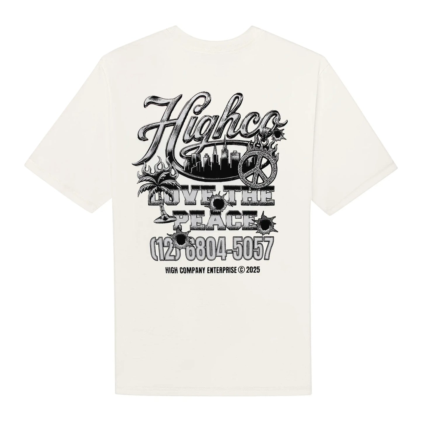 Tee Love The Peace White