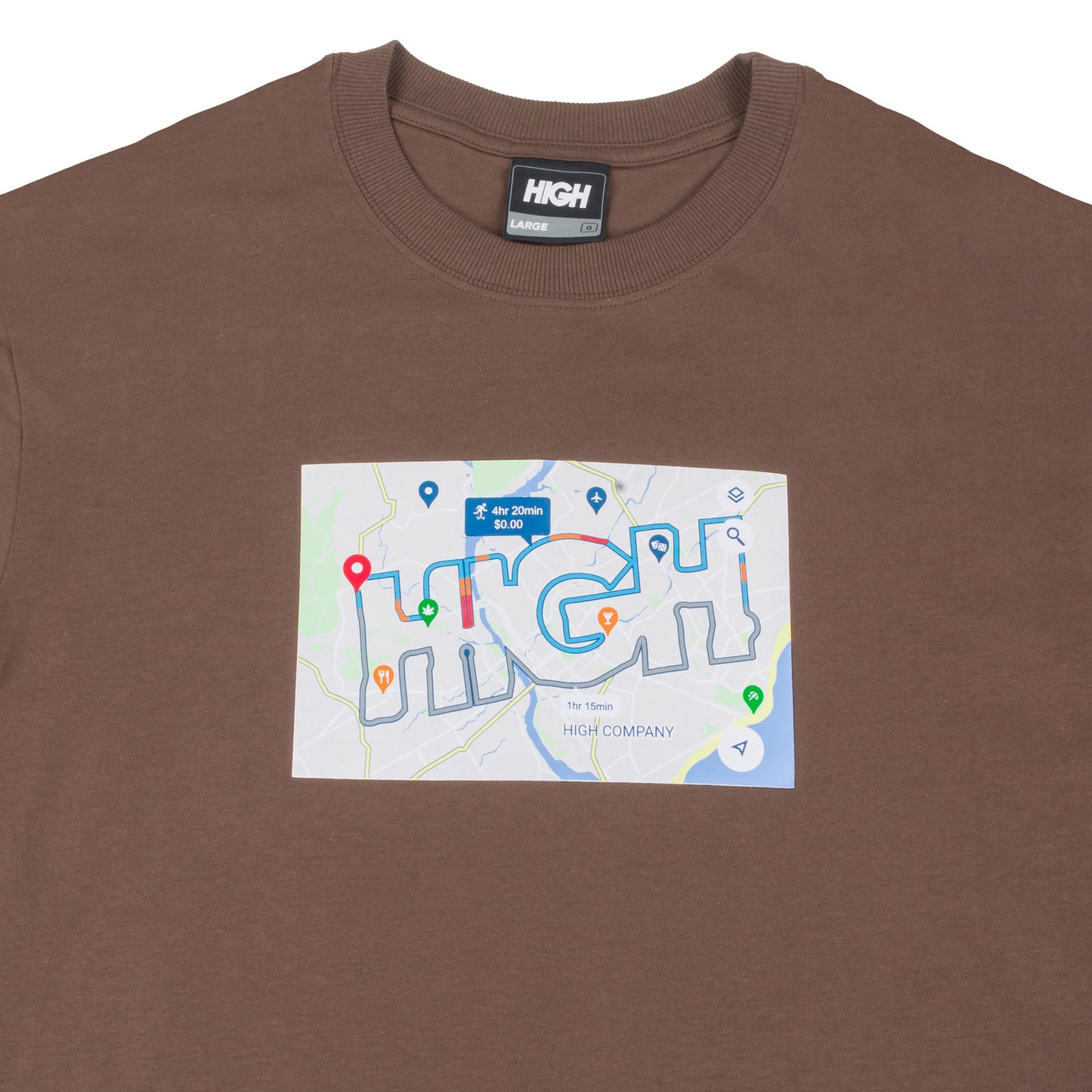 Tee Maps Brown