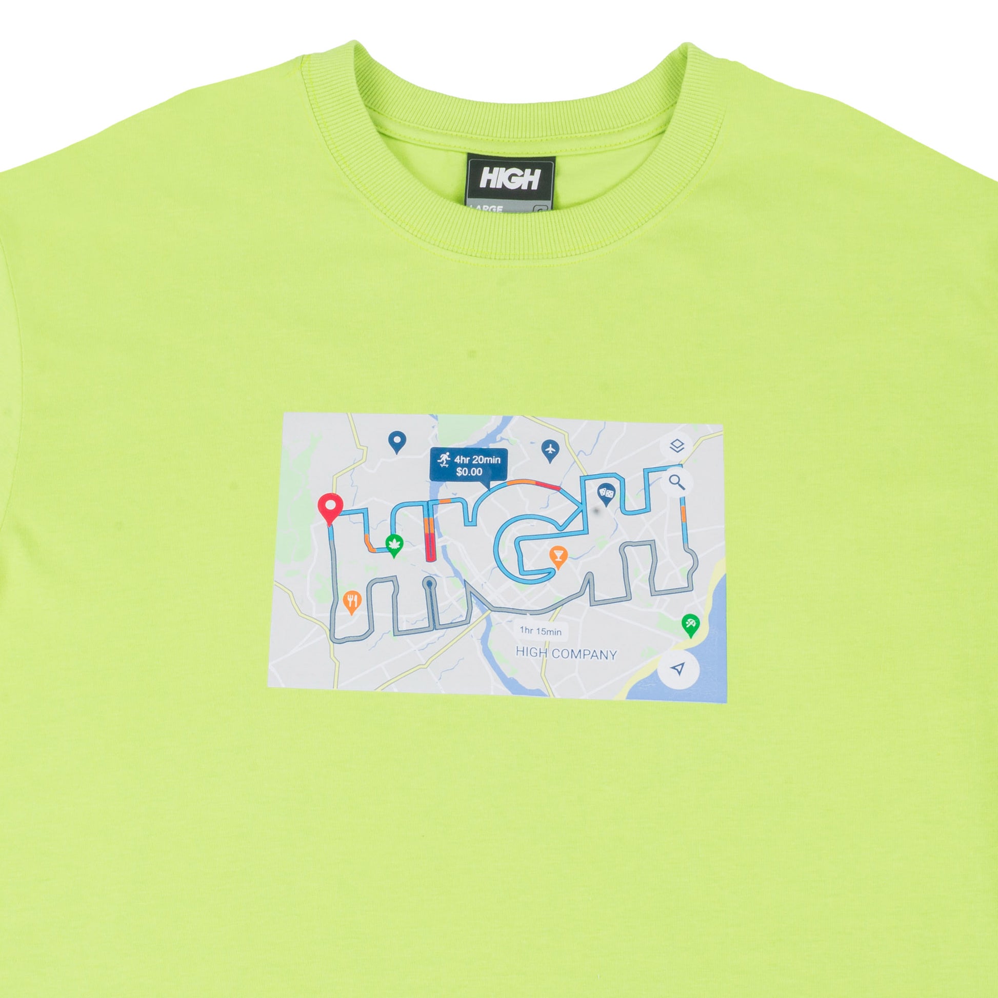 Tee Maps Lime