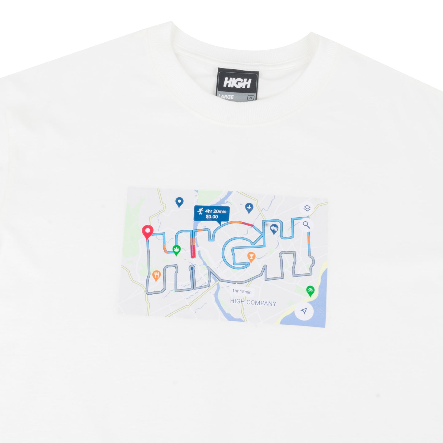 Tee Maps White