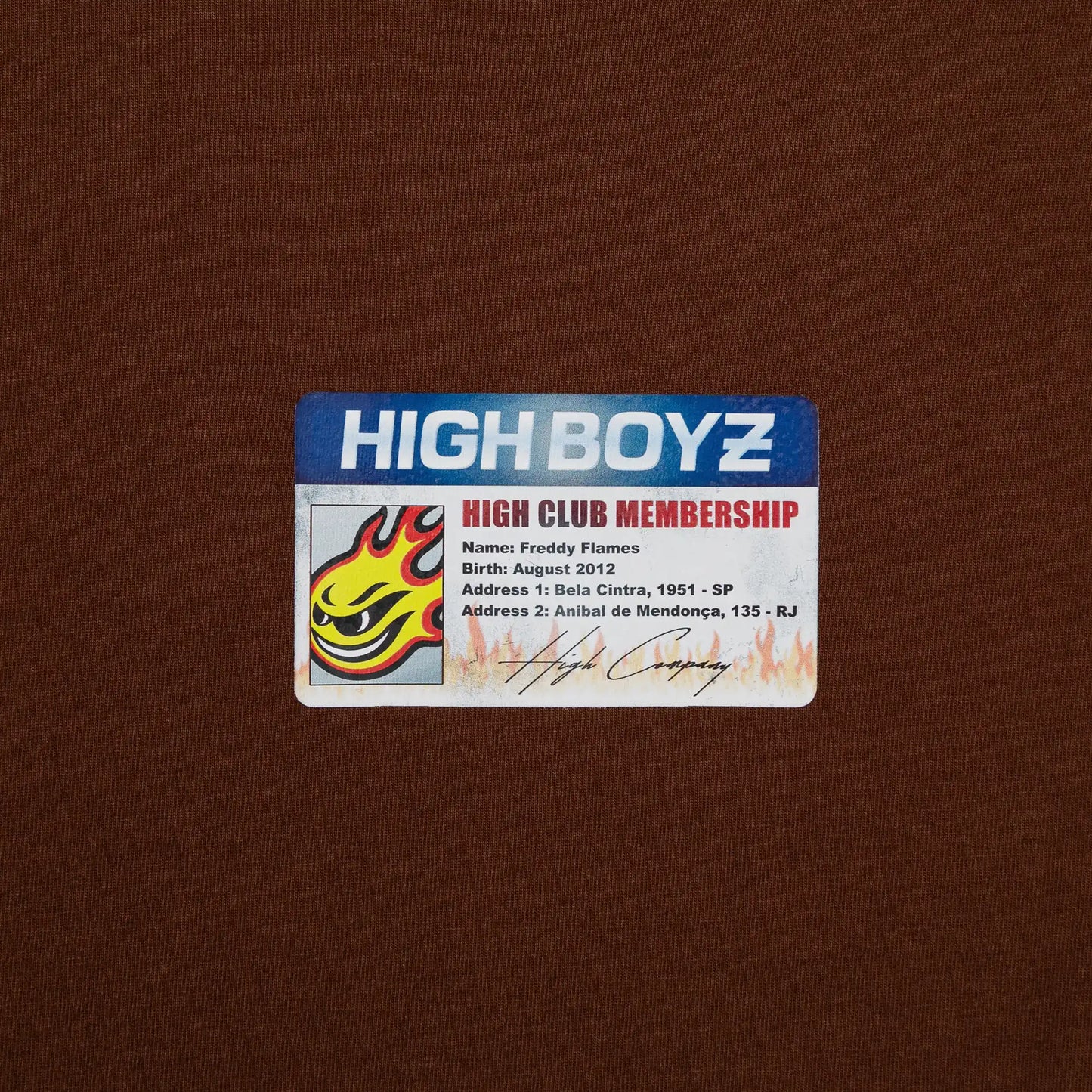 Tee Member Dark Brown