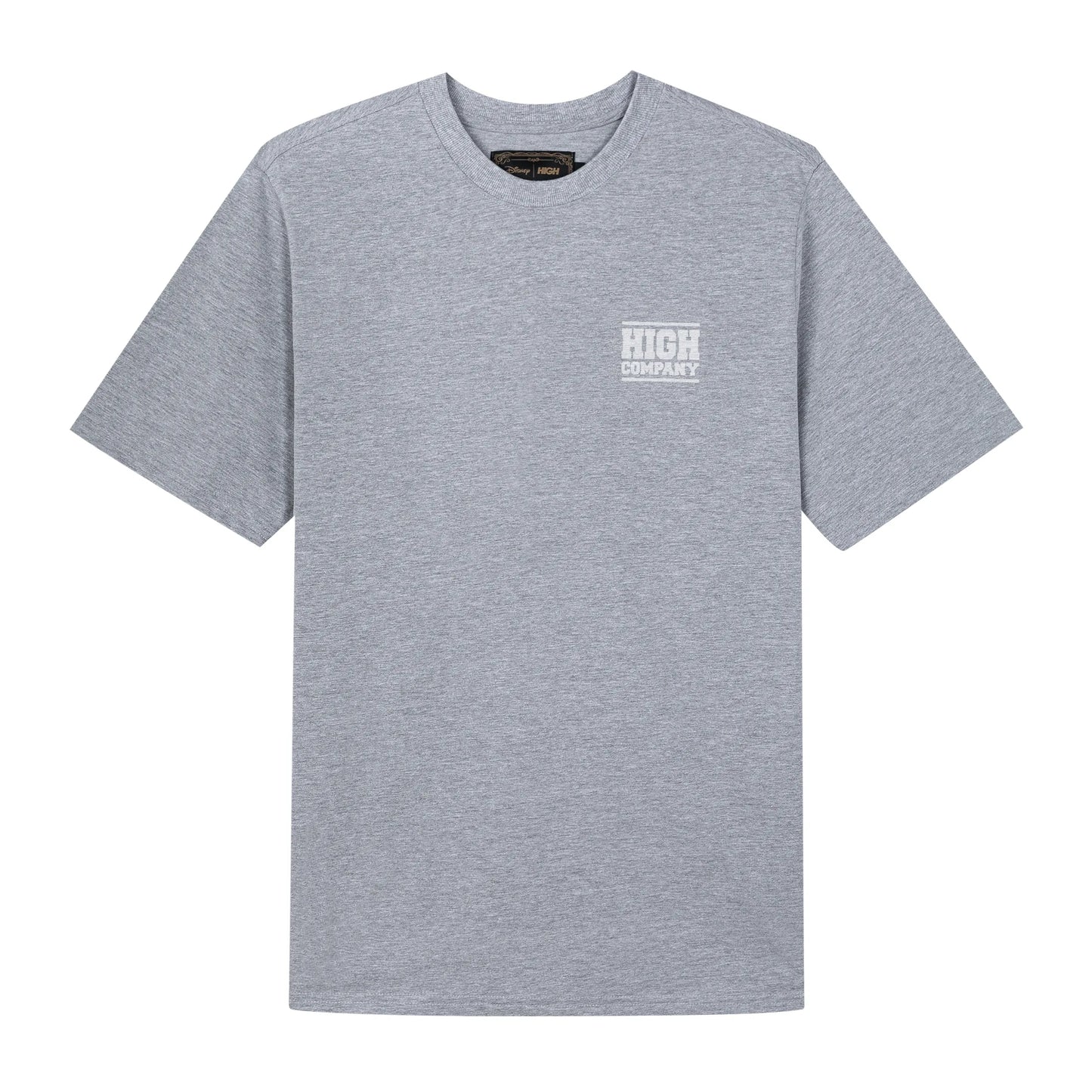 Tee Mickey Script Heather Grey