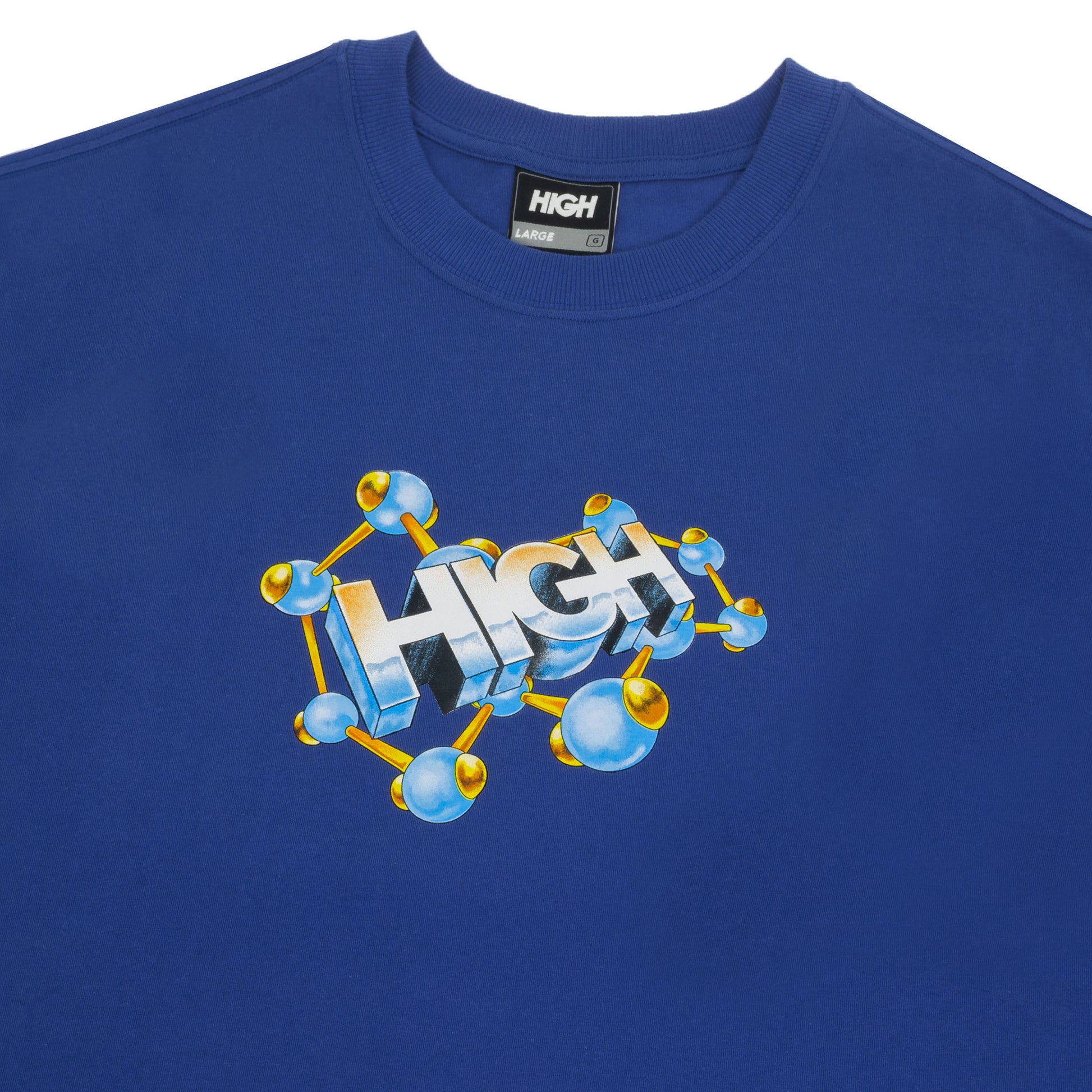 Tee Molecules Blue