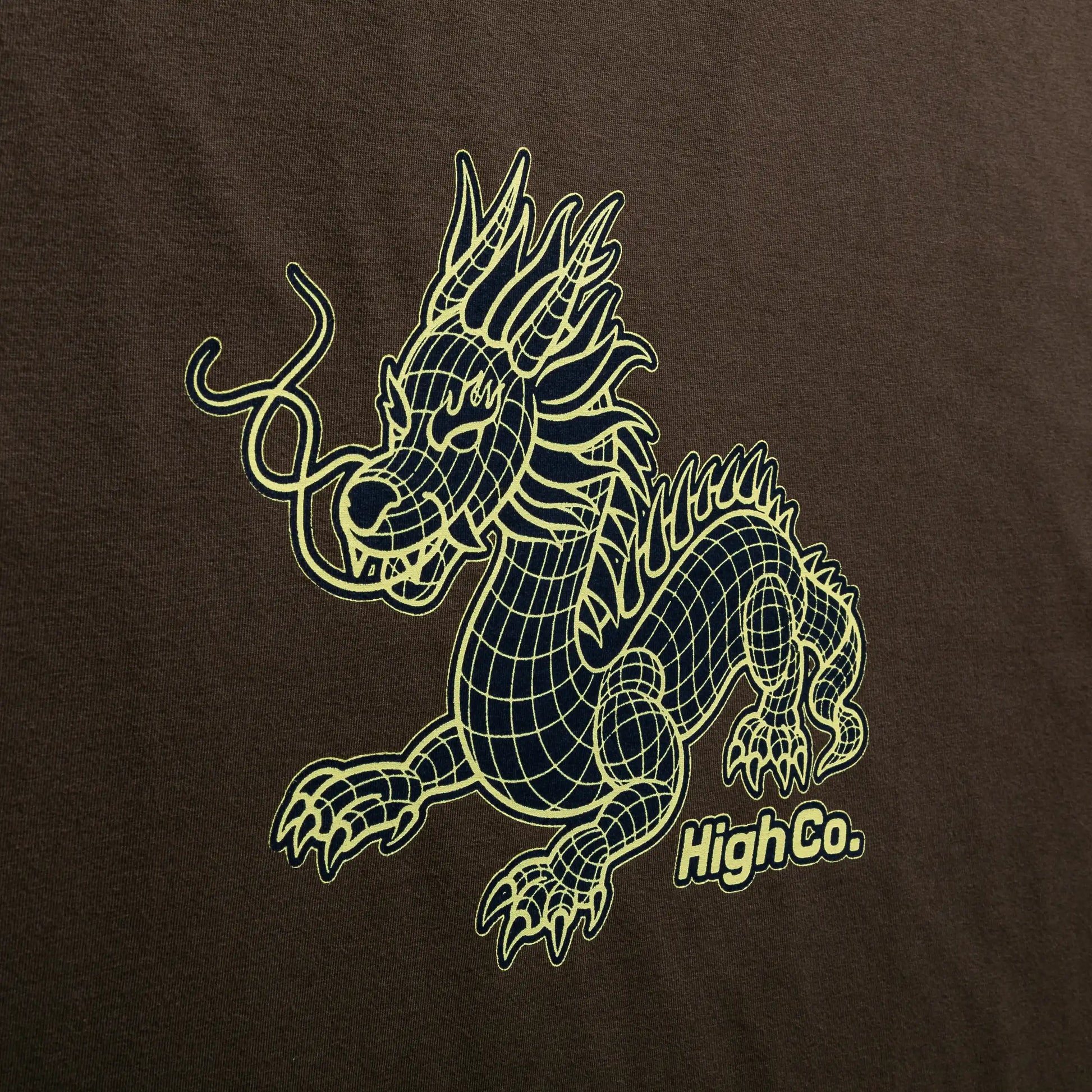 Tee Night Dragon Brown