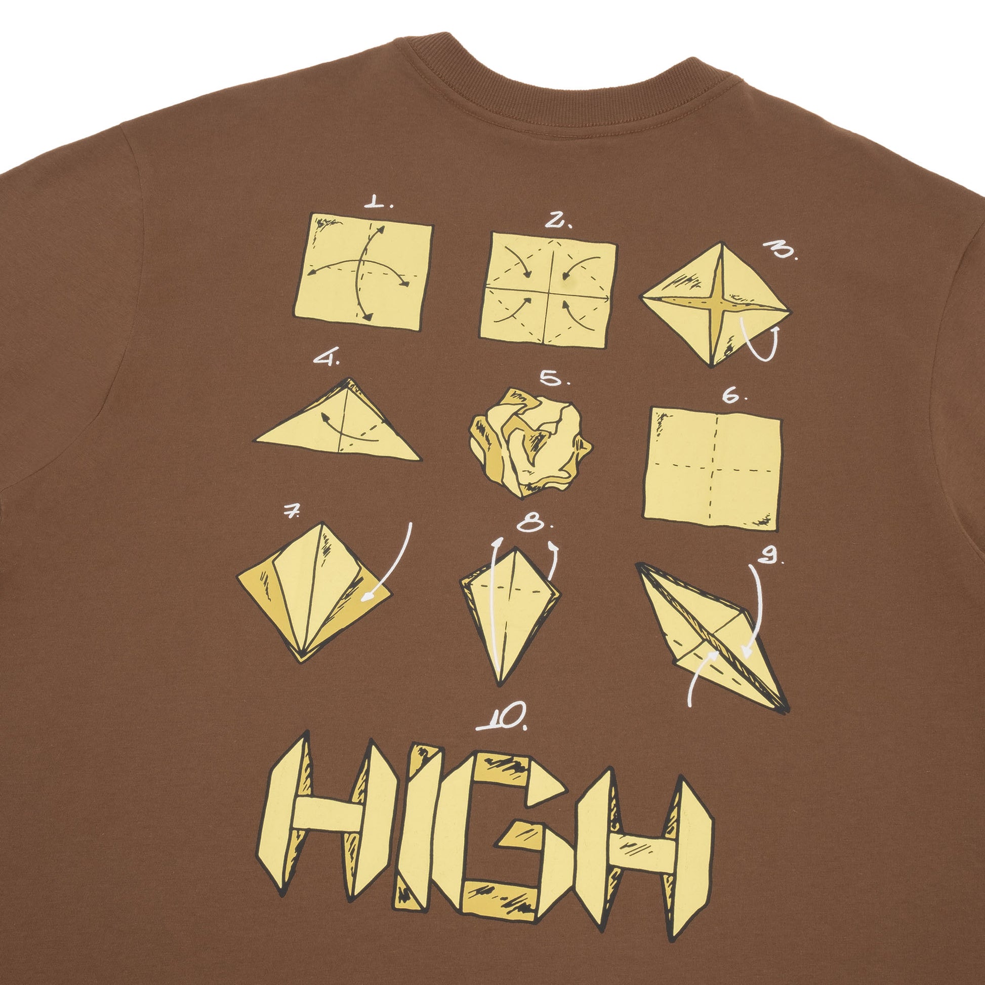 Tee Origami Brown