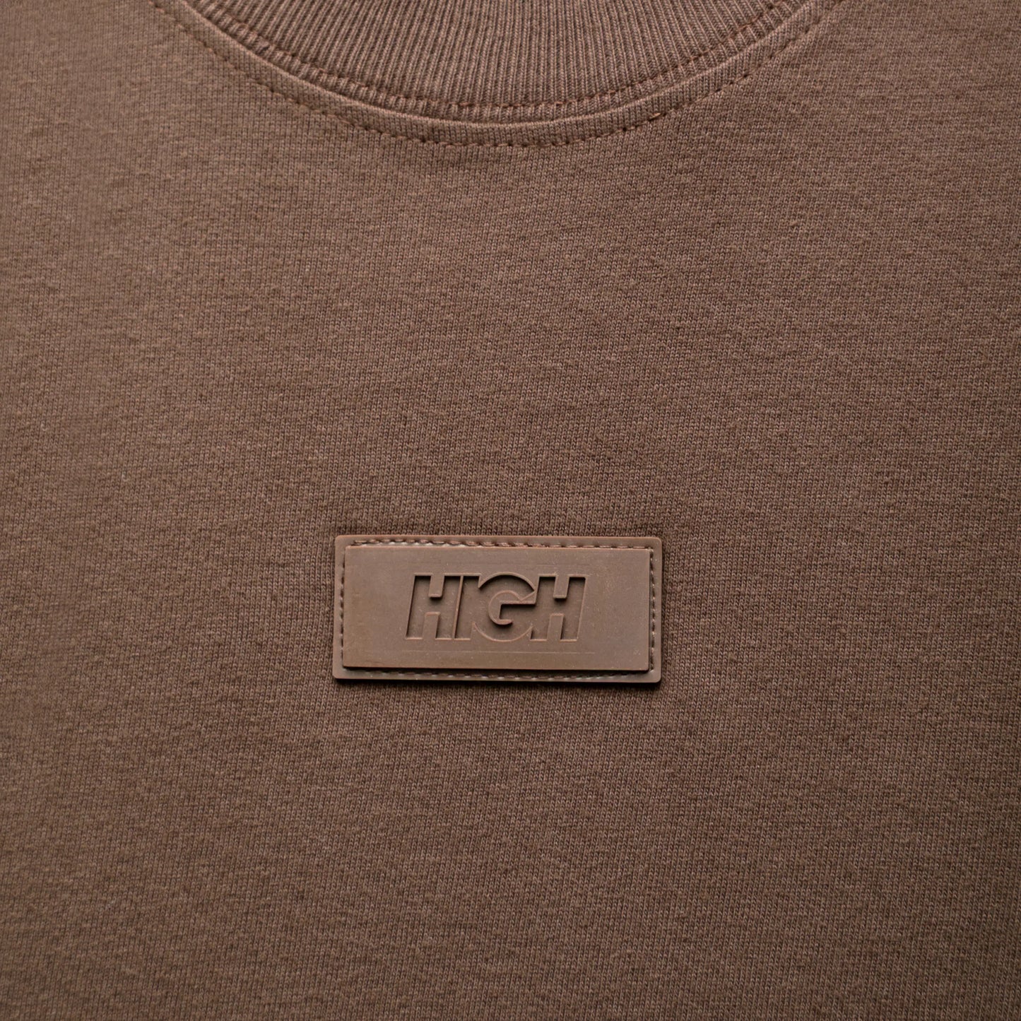 Tee Patch Embossed Brown
