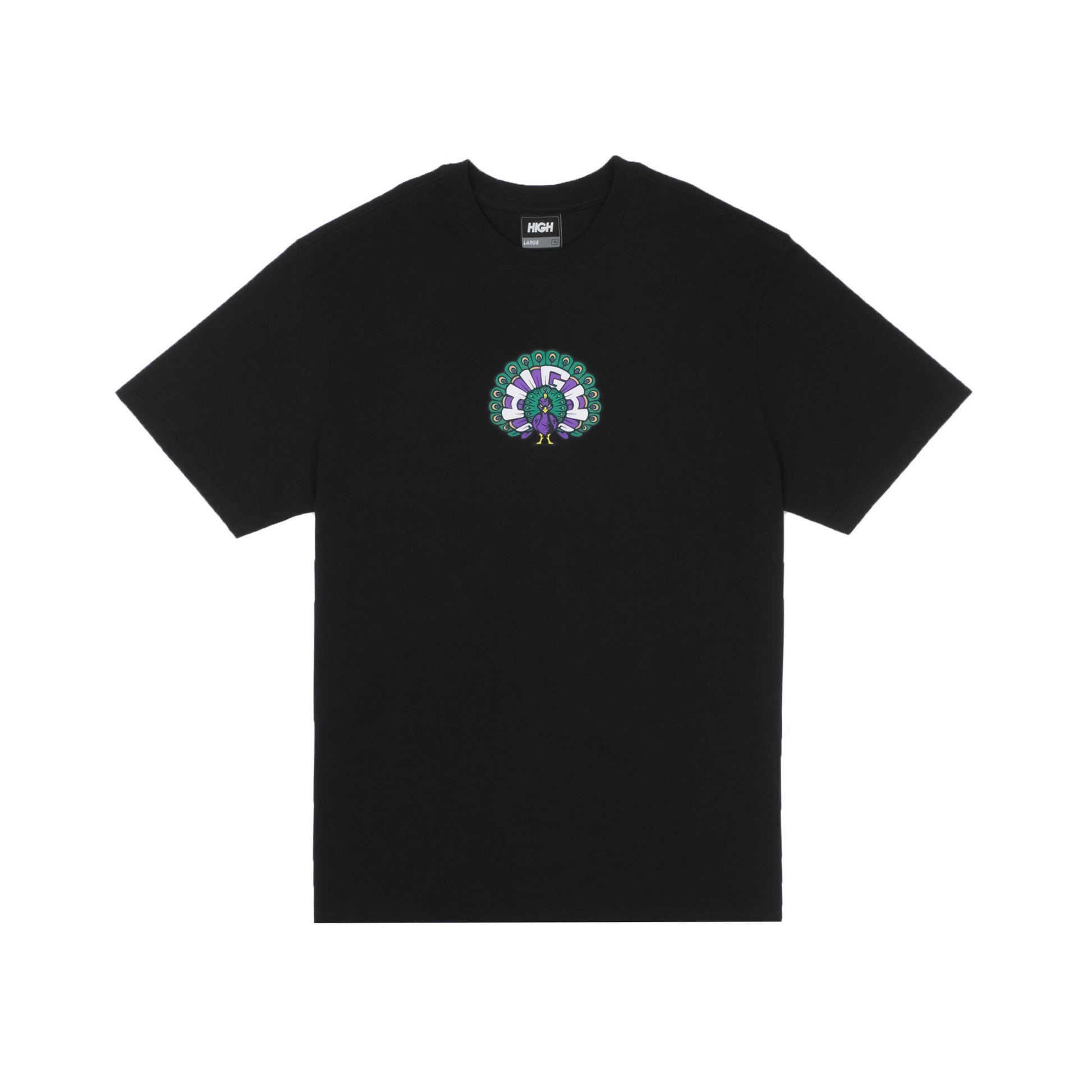 Tee Peacock Black