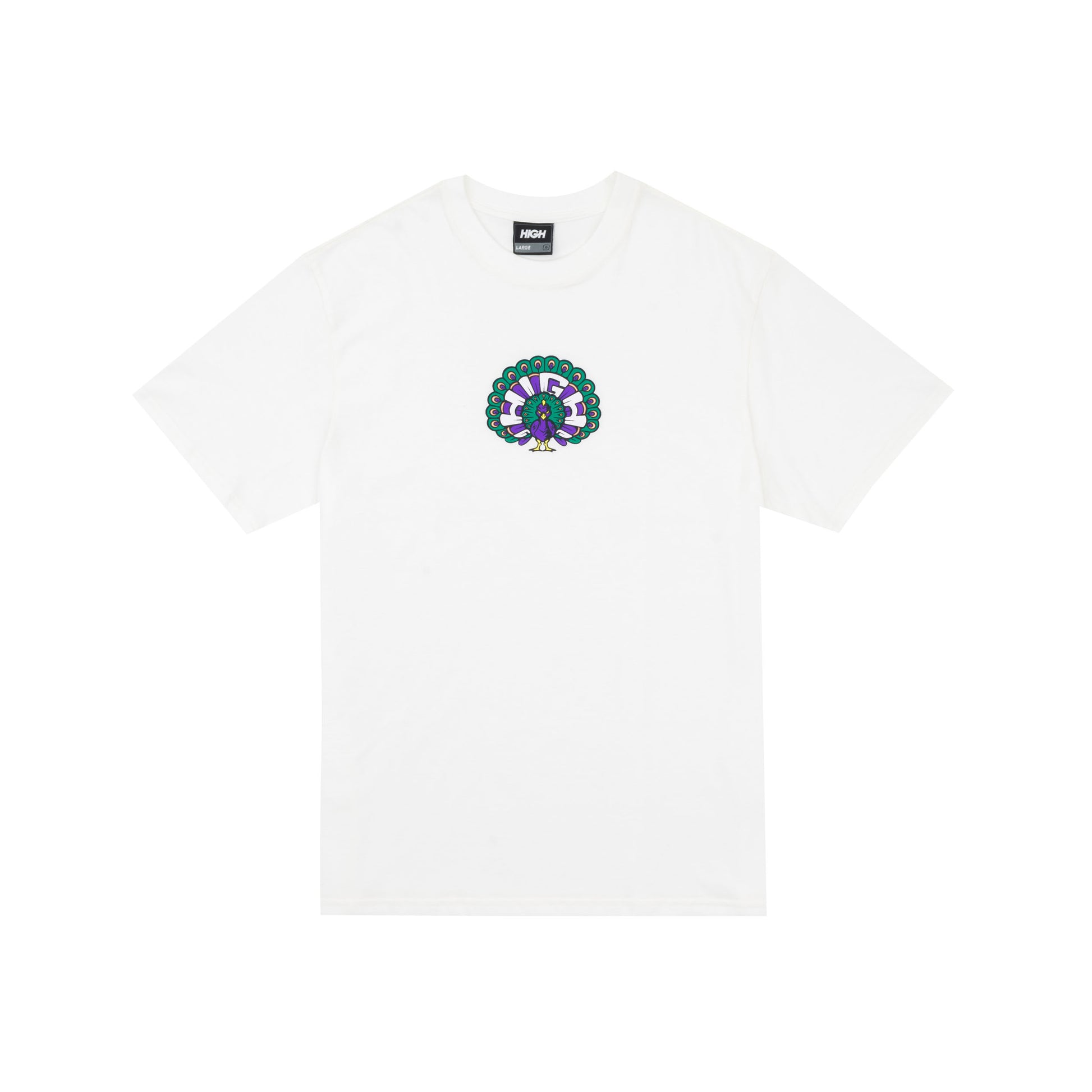 Tee Peacock White