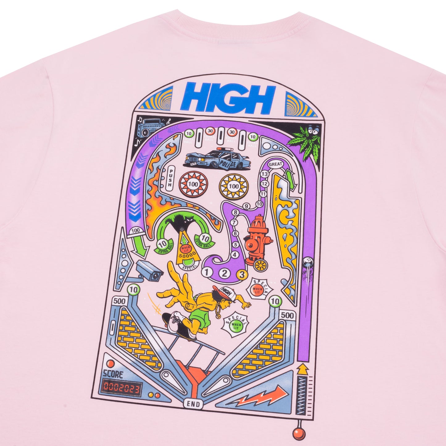 Tee Pinball Pink