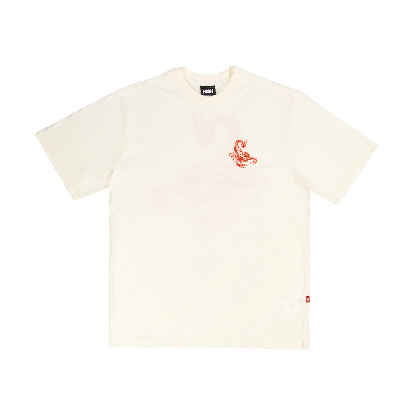 Tee Scorpion White/Red