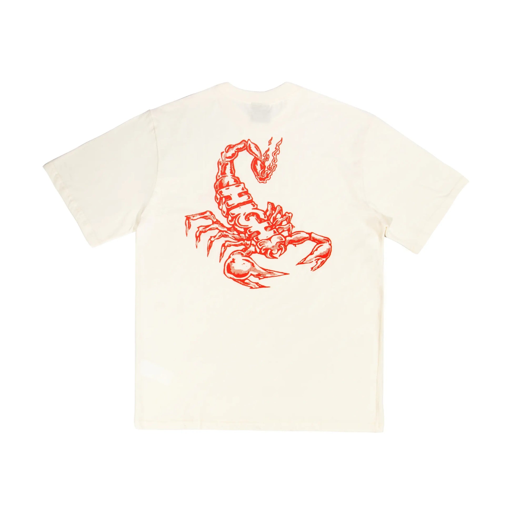 Tee Scorpion White/Red