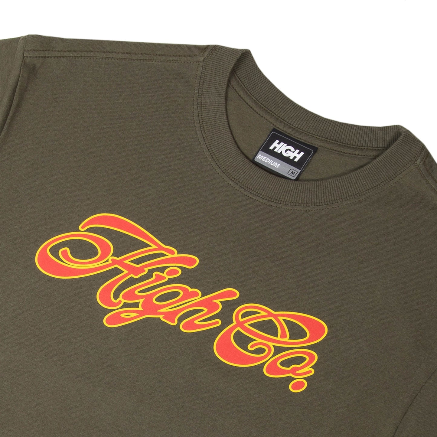 Tee Script Olive Green