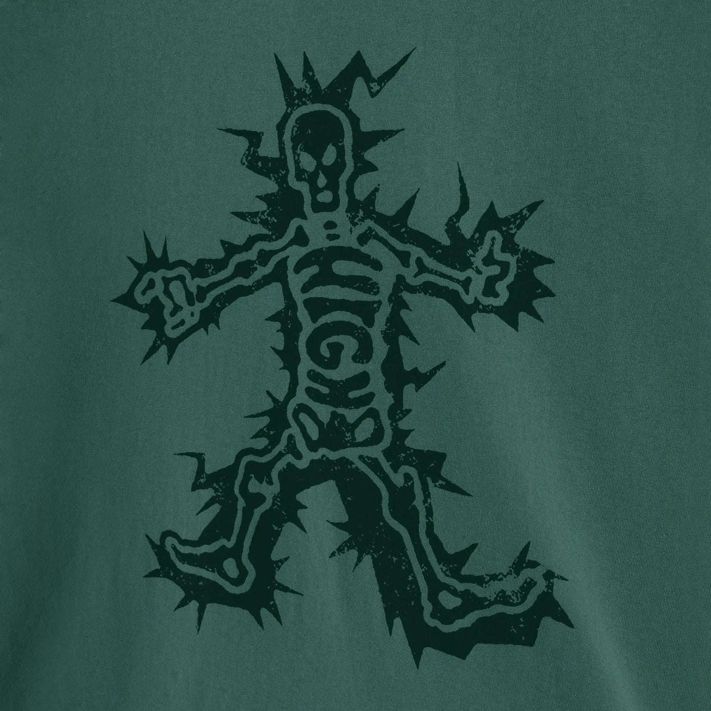 Tee Skull Green