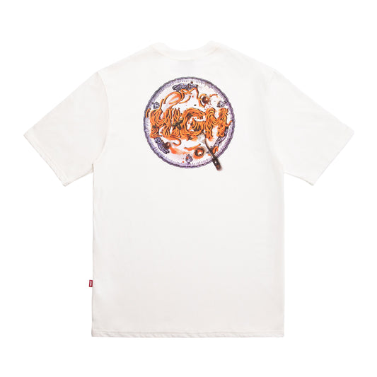 Tee Spaghetti White