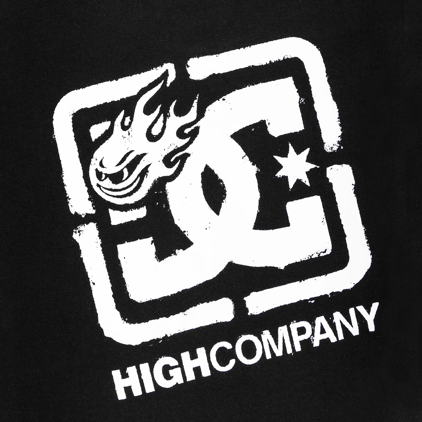 Tee Spray HIGH x DC Black