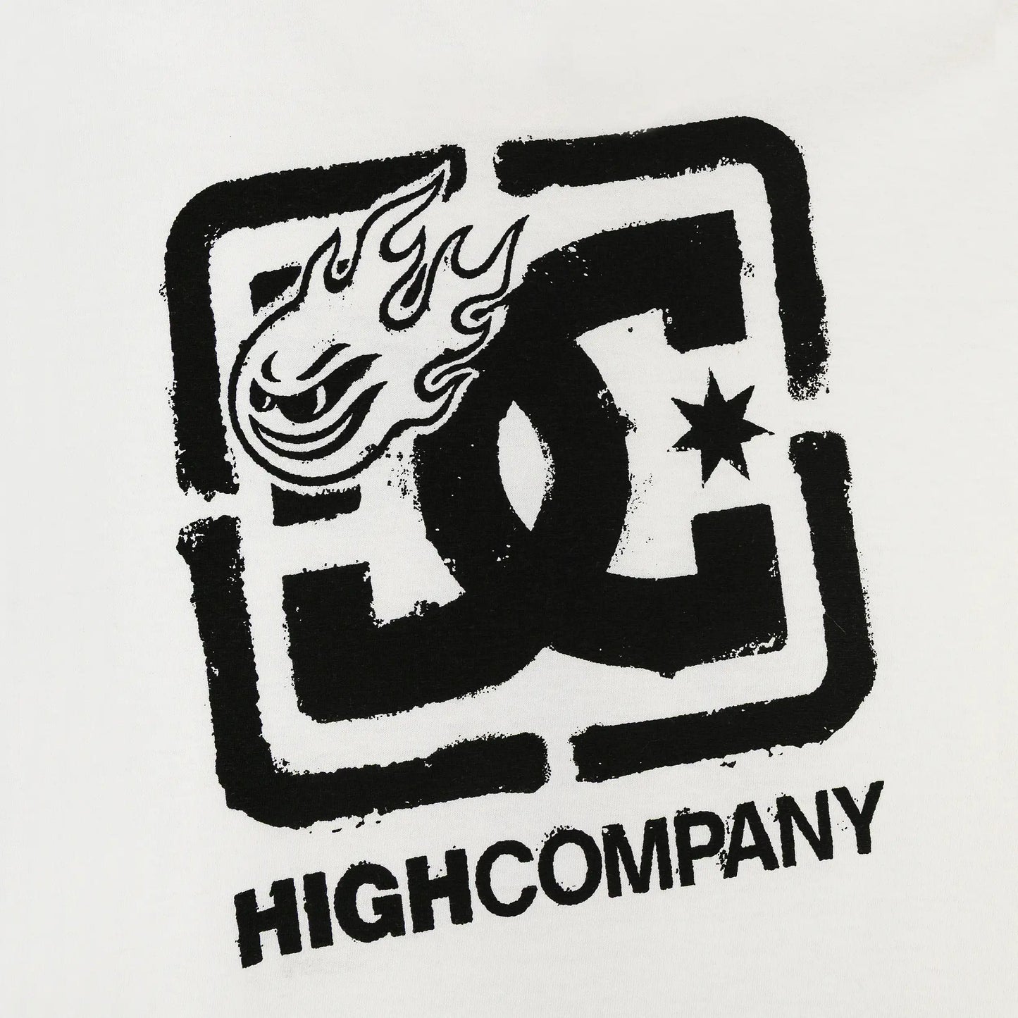Tee Spray HIGH x DC White