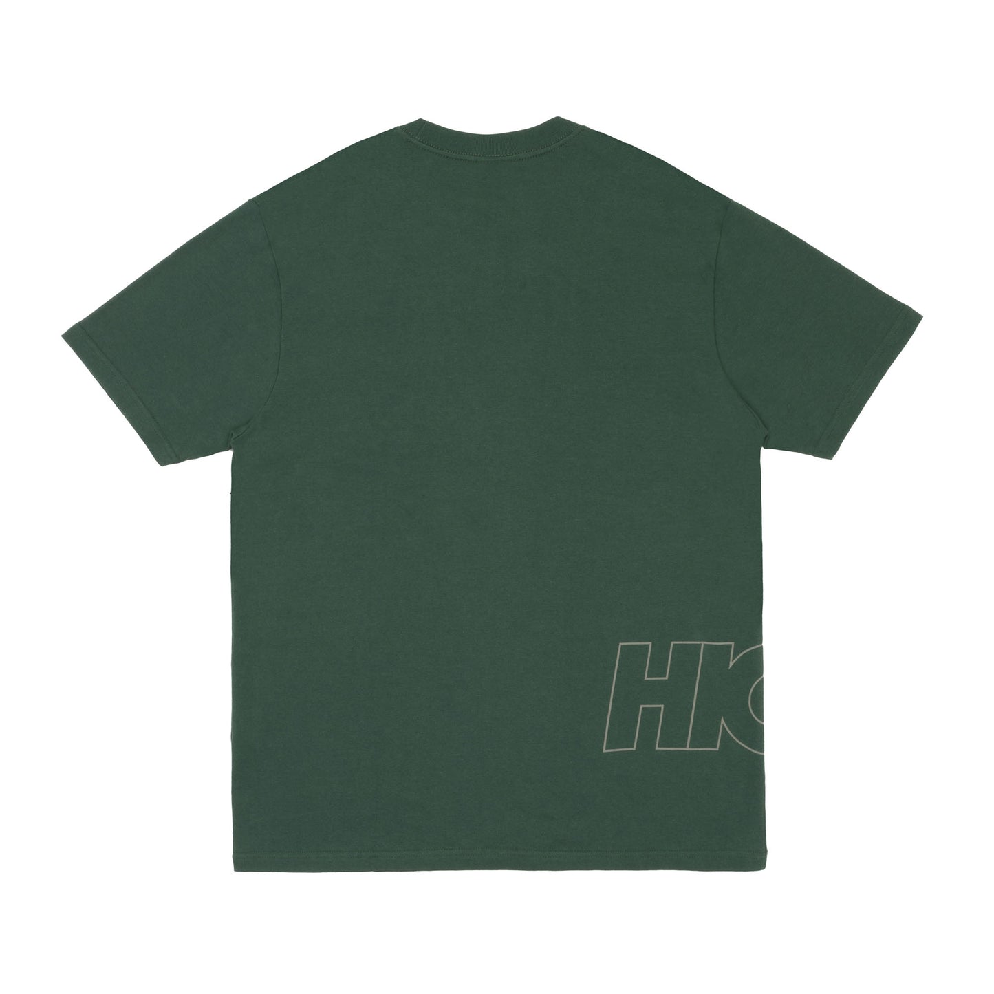 Work Tee Outline Logo Night Green