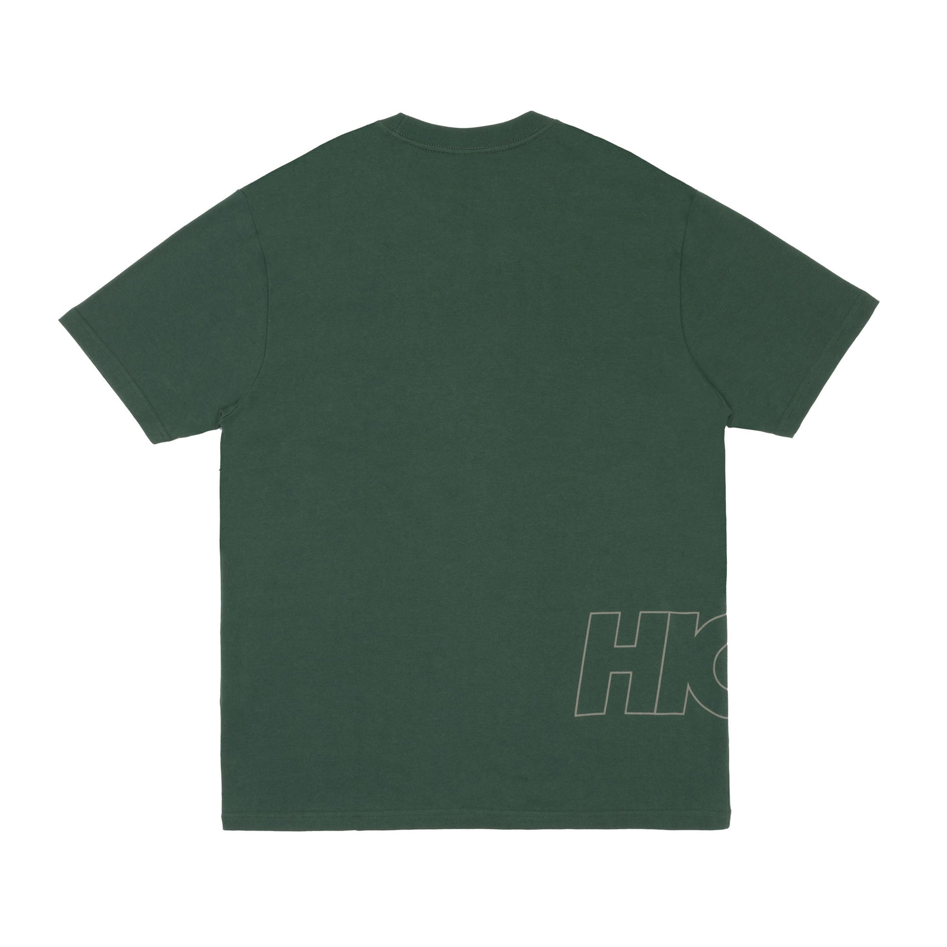 Work Tee Outline Logo Night Green