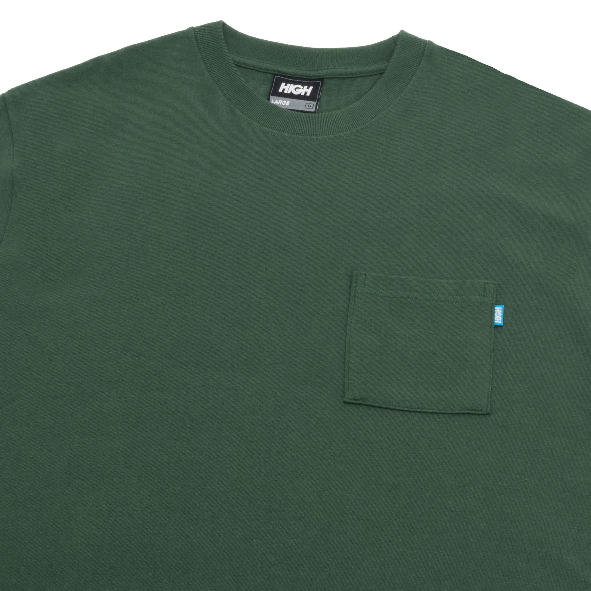 Work Tee Outline Logo Night Green