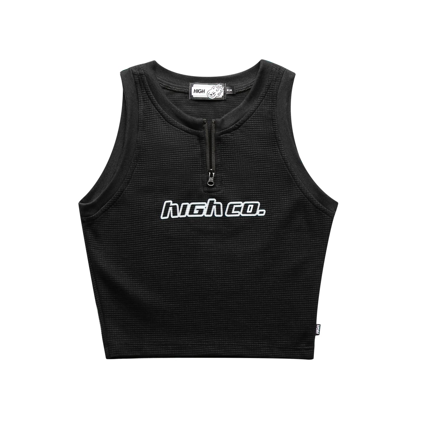 Zipped Cropped Downtown Black