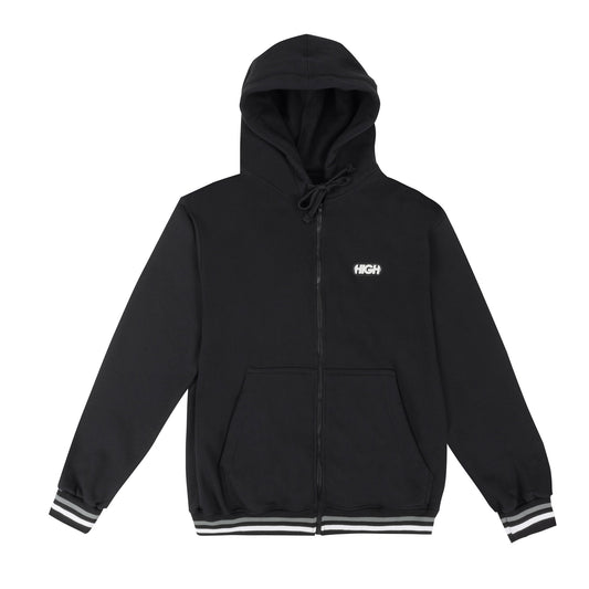 Zipped Hoodie Black