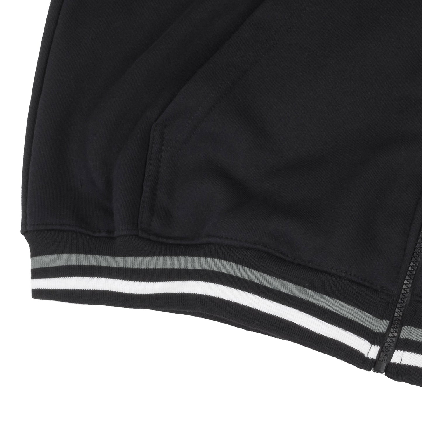 Zipped Hoodie Black
