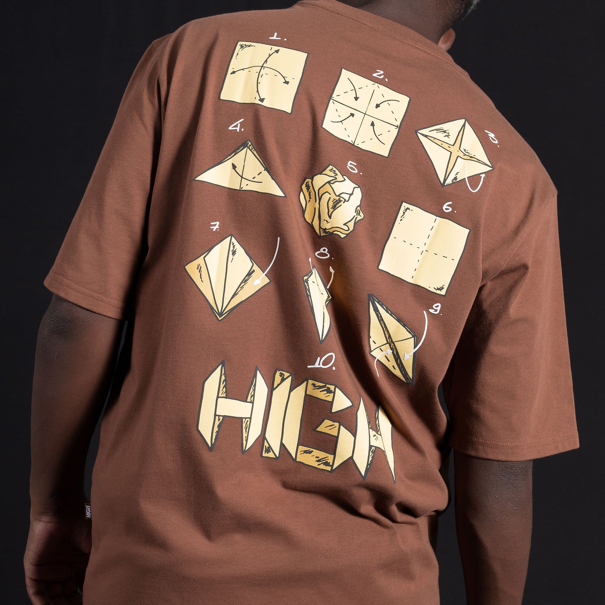 Tee Origami Brown