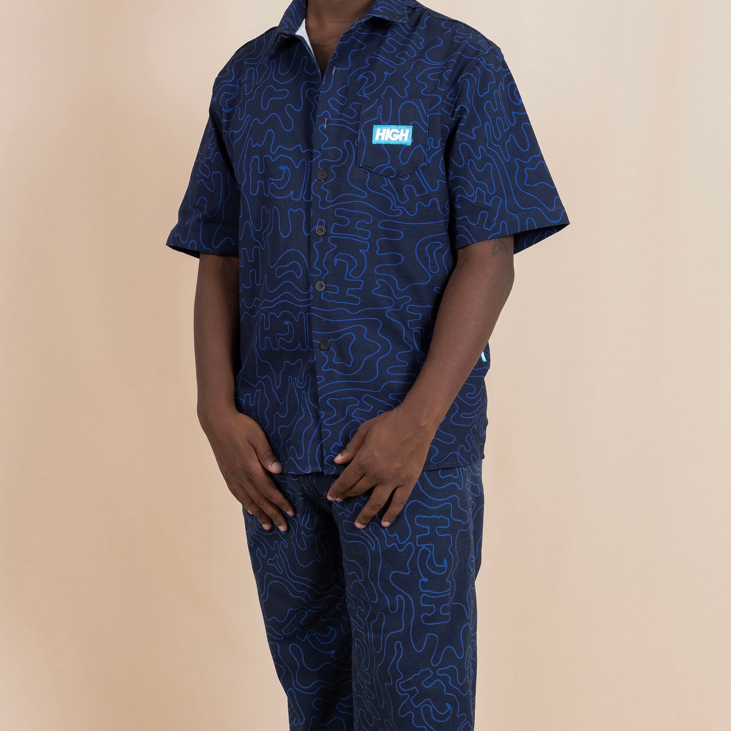 Chino Pants Mountains Navy