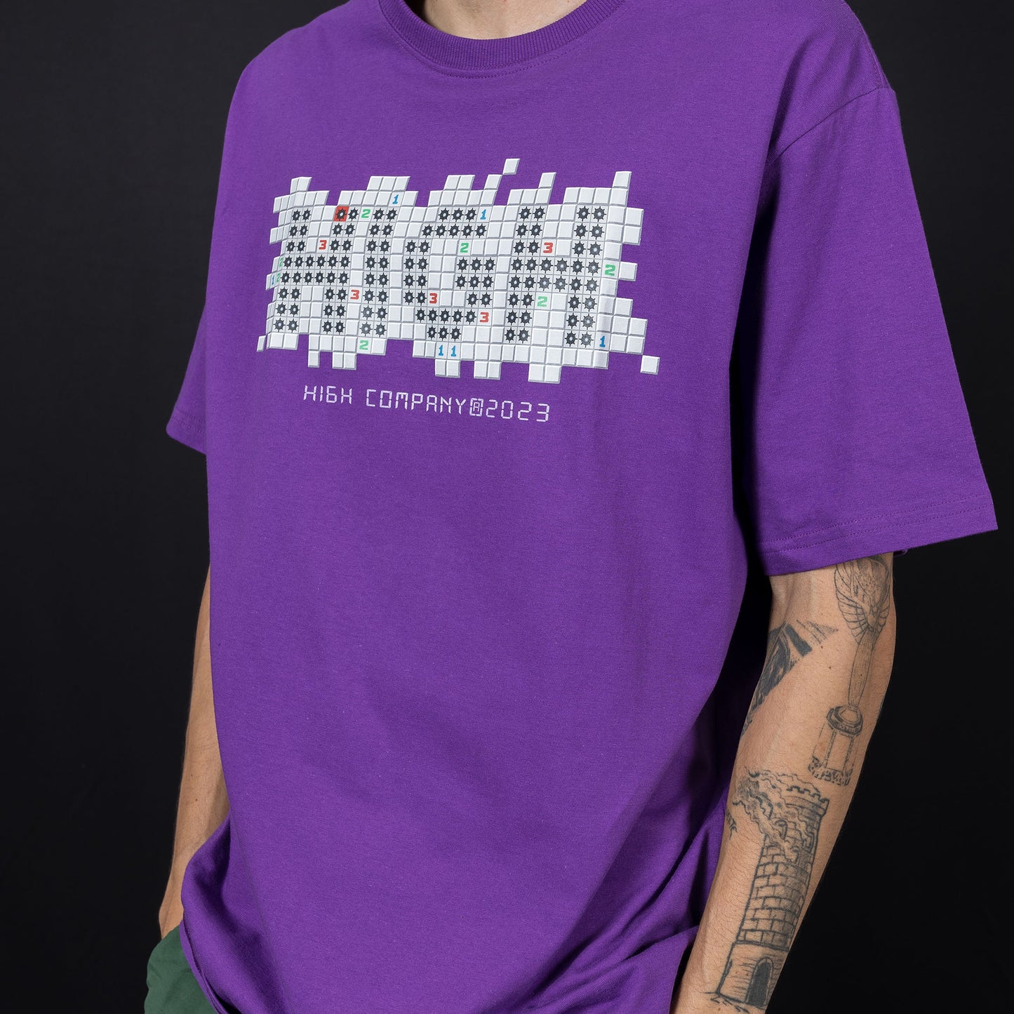 Tee Minesweeper Purple