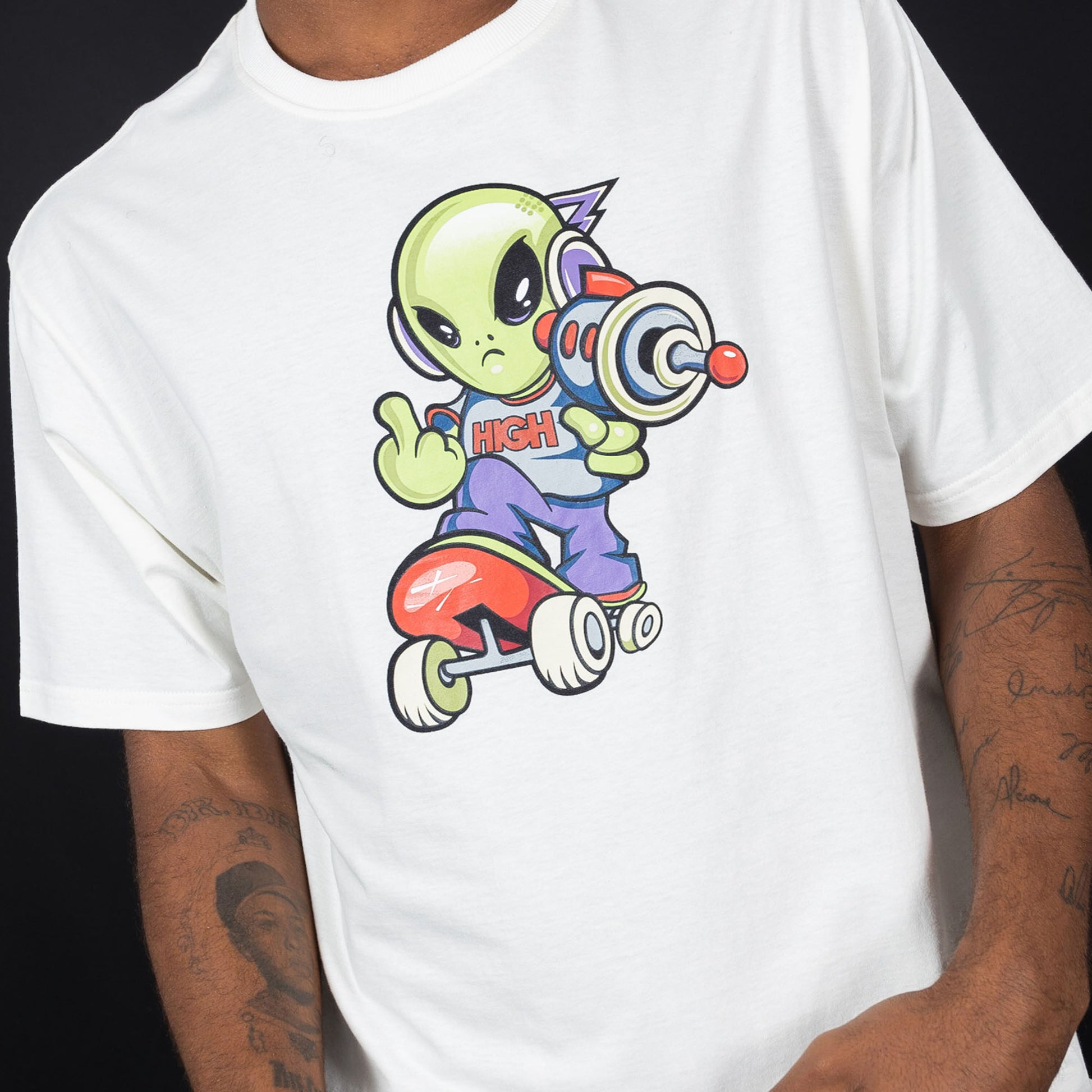 Tee Alien White