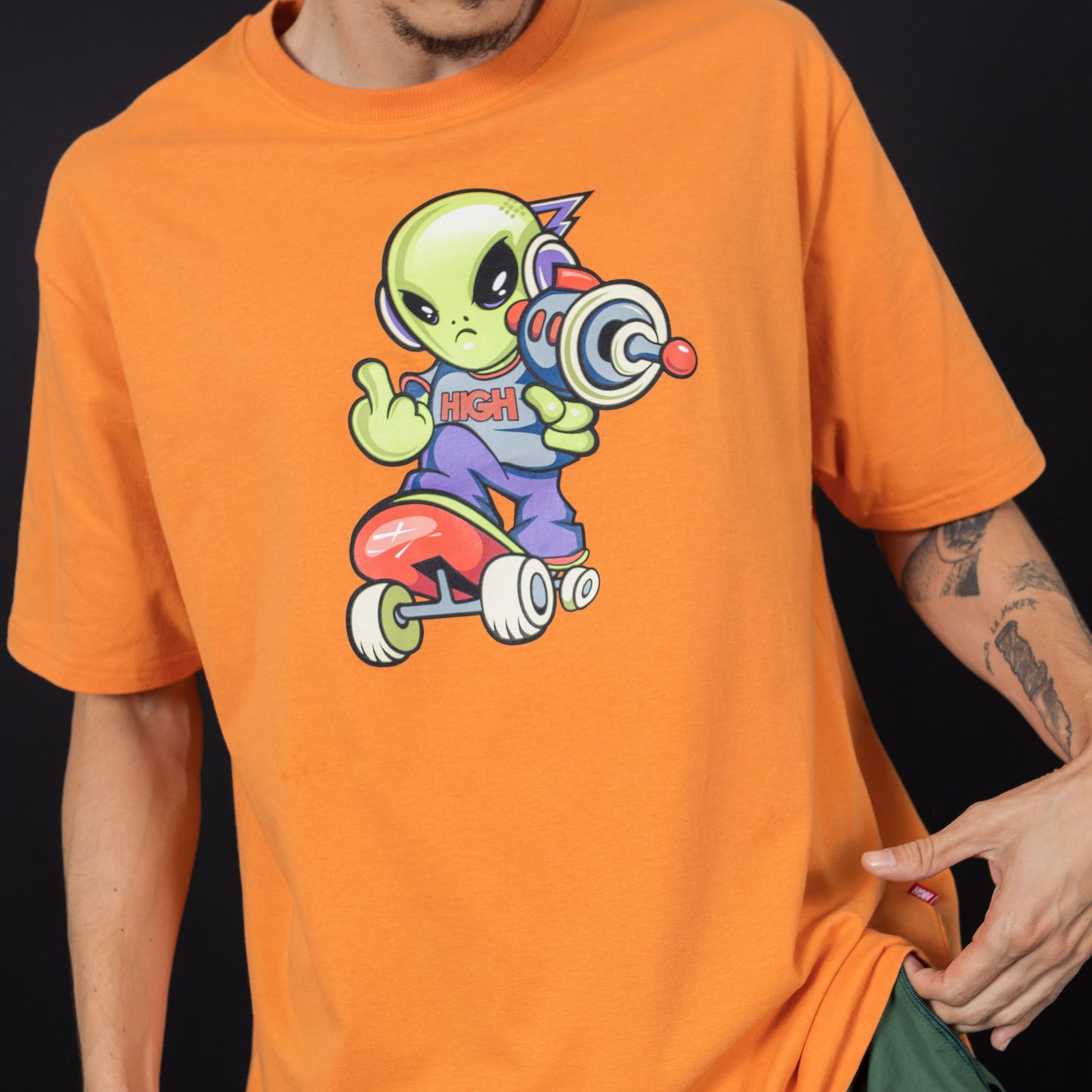Tee Alien Orange
