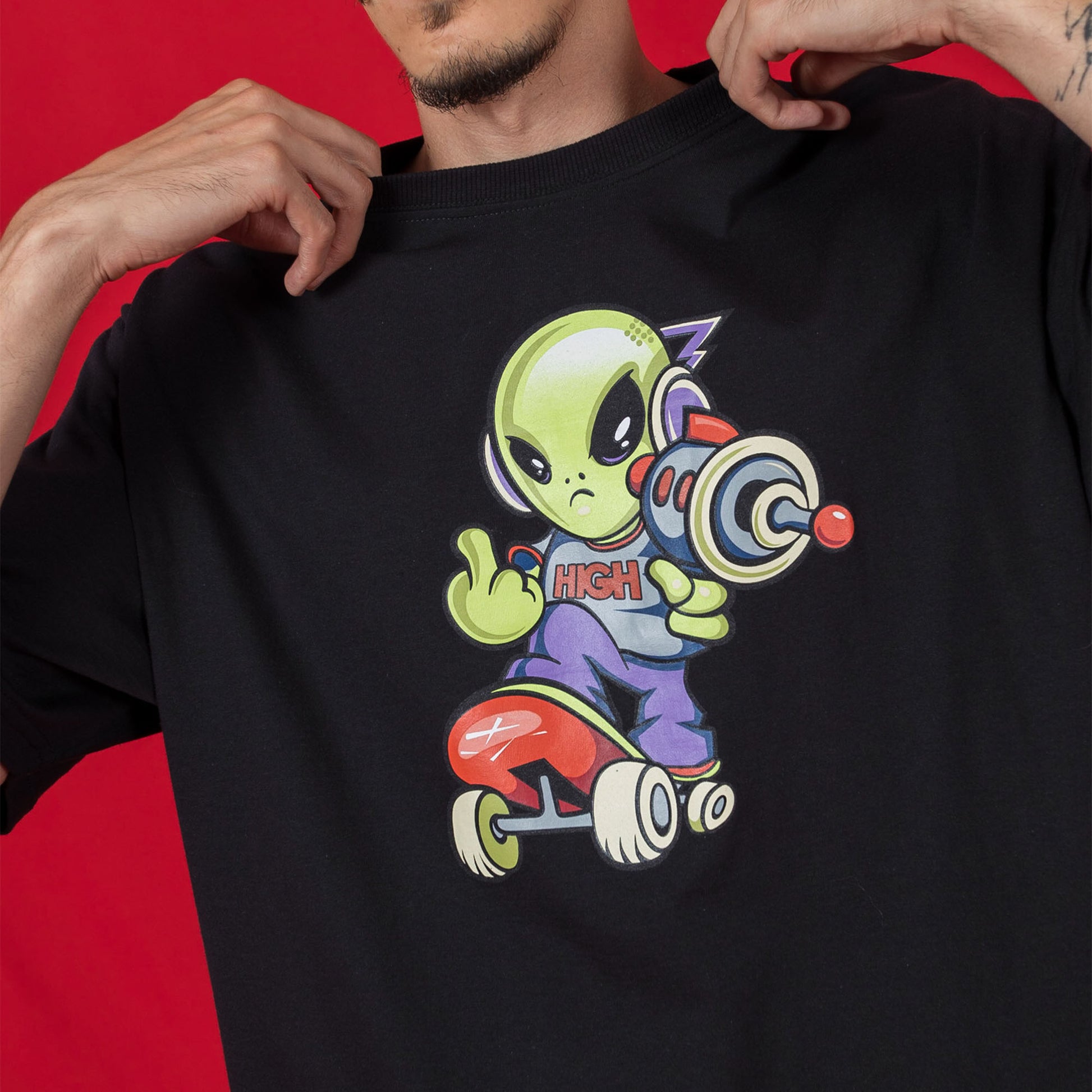 Tee Alien Black